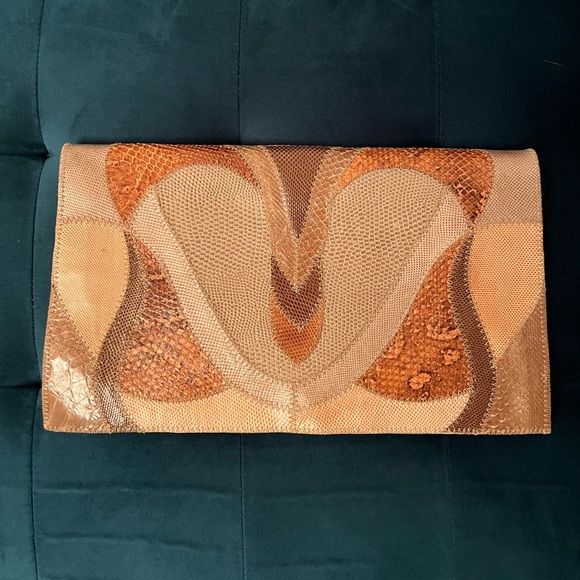 Furst & Mooney Vintage Leather Clutch - Picture 1 of 5